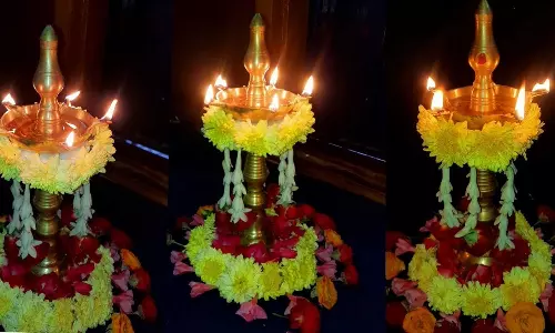 அன்னை துர்க்காவிற்கான ஏகமுக தீபம்