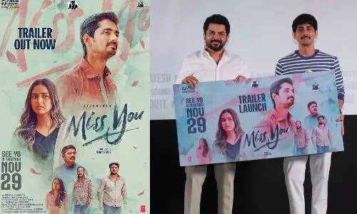 An unusual Love Story - Miss You படத்தின் டிரெய்லர் வெளியீடு