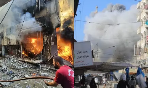 48 மணி நேரத்தில்  காசாவில் 120 பேரை கொன்ற இஸ்ரேல்.. பெண் பிணை கைதியும் பலியானதாக  ஹமாஸ் அறிவிப்பு