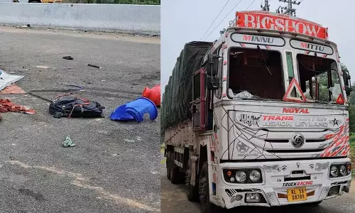 கேரளாவில் சாலையோரம் தூங்கியவர்கள் மீது லாரி மோதி கோர விபத்து: 5 பேர் சம்பவ இடத்திலேயே நசுங்கி பலி