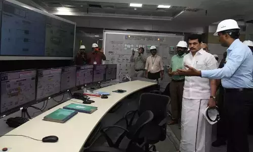 வடசென்னை அனல் மின் திட்டப் பணிகளை ஆய்வு செய்த செந்தில் பாலாஜி