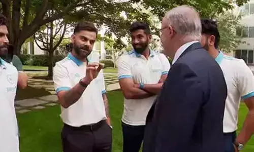 வீடியோ: கொஞ்சம் மசாலா சேர்த்துக்கோங்க பாய்.. ஆஸி., பிரதமரிடம் FUN செய்த விராட்