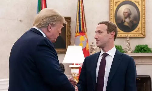 டொனால்டு டிரம்புடன் மெட்டா நிறுவனர் ஜுக்கர்பெர்க் சந்திப்பு