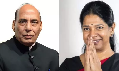 தூத்துக்குடி மீனவர்கள் விடுவிப்பு: ராஜ்நாத் சிங்குக்கு கனிமொழி நன்றி