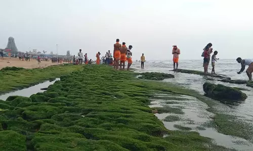 திருச்செந்தூர் கடல் 80 அடி உள்வாங்கியது