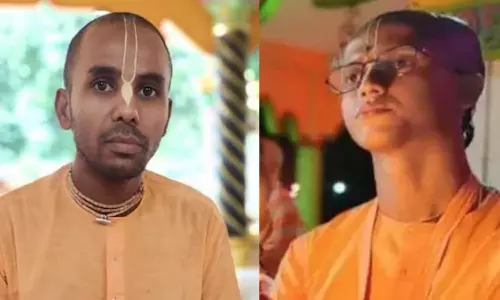 சிறையில் சின்மோய் தாஸ்.. சாப்பாடு கொடுக்க வந்த 2 இஸ்கான் சாமியார்களையும்  கைது செய்த வங்கதேச போலீஸ்