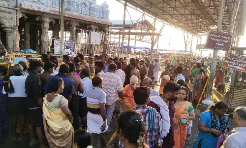 ஞாயிறு விடுமுறையை யொட்டி திருச்செந்தூரில் குவிந்த பக்தர்கள்