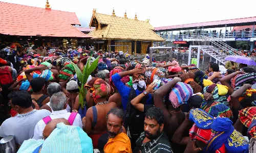 பம்பையில் தேசிய பேரிடர் மீட்பு படையினர் குவிப்பு- பக்தர்கள் எச்சரிக்கையுடன் இருக்க வலியுறுத்தல்