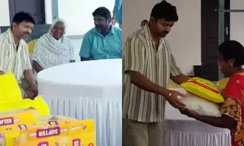 பாதிக்கப்பட்ட இடங்களுக்கு நேரில் சென்று நிவாரணம் வழங்காதது ஏன்? விஜய் விளக்கம்