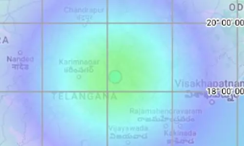ஆந்திரா-தெலுங்கானாவில் திடீர் நிலநடுக்கம்- சாலையில் பொதுமக்கள் தஞ்சம்