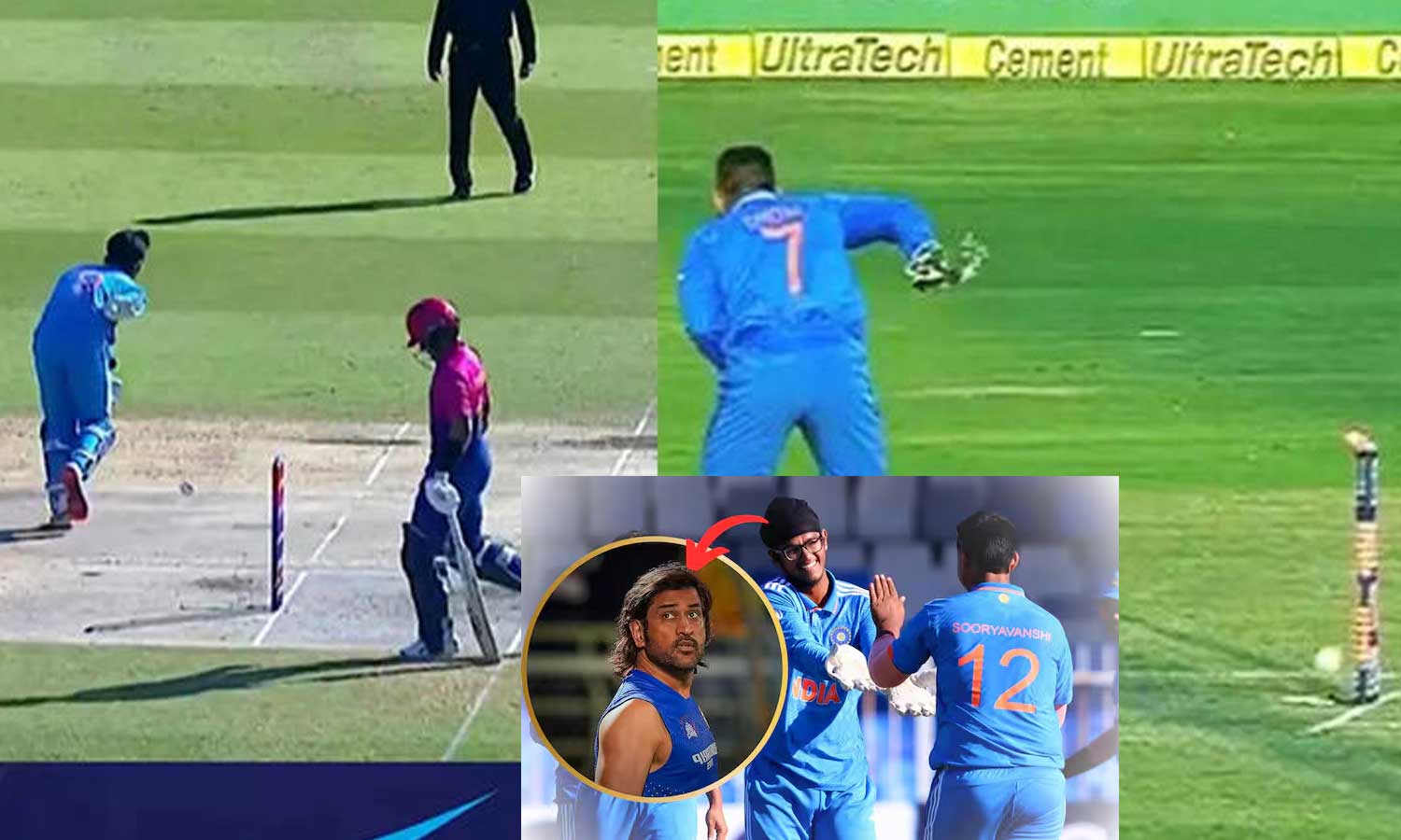 Video: டோனியை போல நோ-லுக் ரன் அவுட்.. ஜூனியர் ஆசிய கோப்பையில் கவனம் ஈர்த்த ஹர்வன்ஷ் சிங்