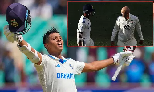 நீங்கள் லெஜண்ட்தான்... ஆனால்... ஜெய்ஸ்வால் என்னையும் ஸ்லெட்ஜிங் செய்தார்- நாதன் லயன்