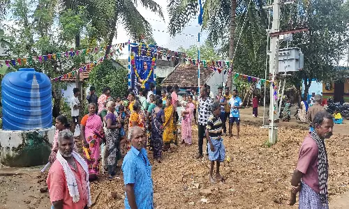 அம்பேத்கர் நினைவு தினம்: போச்சம்பள்ளி அருகே இருதரப்பினரிடையே மோதல்-போலீஸ் குவிப்பு