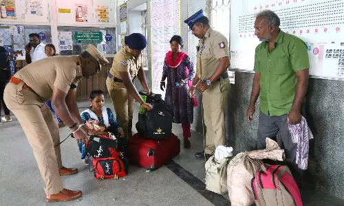 பாபர் மசூதி இடிப்பு தினத்தையொட்டி திருப்பூர் முழுவதும் பலத்த போலீஸ் பாதுகாப்பு