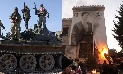 தீவிரமாகும் உள்நாட்டு போர்.. கிளர்ச்சியாளர்கள் கைக்குள் அலெப்போ- ஹமா.. டமாஸ்கஸ்கு குறி