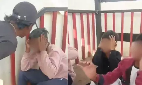 ஜெய் ஸ்ரீ ராம் கூறுமாறு முஸ்லிம் சிறுவர்களை அடித்து கொடுமைப்படுத்திய நபர் - வீடியோ வைரல்