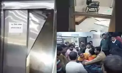 பிரசவித்த சில மணி நேரங்களில்.. லிப்ட் அறுந்து விழுந்து உயிரிழந்த தாய்