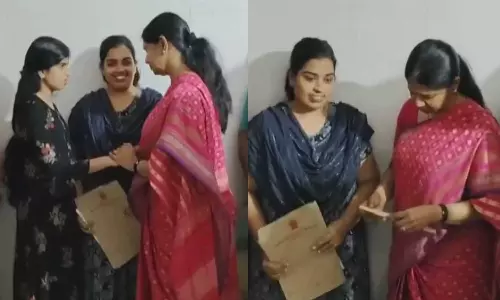 கோவில் யானை தாக்கி பலியான பாகனின் மனைவிக்கு அரசு வேலை- நியமன ஆணை வழங்கிய கனிமொழி எம்.பி.