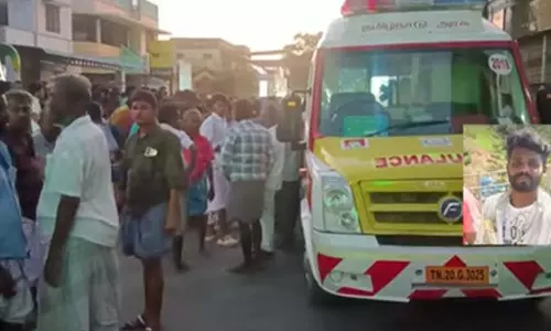 தஞ்சாவூரில் பரபரப்பு- பயணிகள் கண் எதிரே மினி பேருந்து ஓட்டுநர் வெட்டிக் கொலை