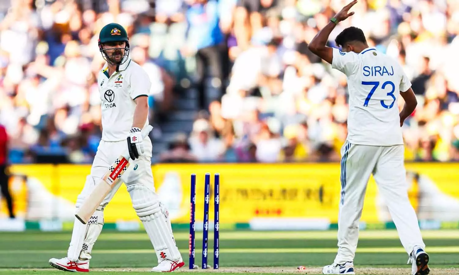 சிராஜ் உடனான வாக்குவாதம் குறித்து டிராவிஸ் ஹெட் விளக்கம்- வைரல் வீடியோ