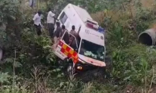 108 ஆம்புலன்சை கடத்திய திருடன்: விரட்டி பிடித்த போலீசார்