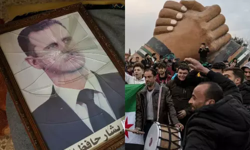 VIDEO: சிரியாவில் 50 ஆண்டுகால ஆட்சிக்கு முடிவுரை.. அதிபர் மாளிகை சூறை.. கொண்டாடித் தீர்க்கும் மக்கள்