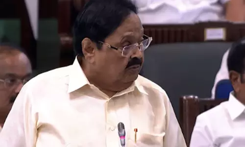 உய்யகொண்டான் வாய்க்காலில் தடுப்பணை- அமைச்சர் துரைமுருகன் பதில்