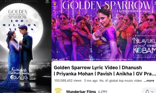 100 மில்லியன் பார்வைகளை கடந்த NEEK படத்தின் கோல்டன் ஸ்பேரோ பாடல்