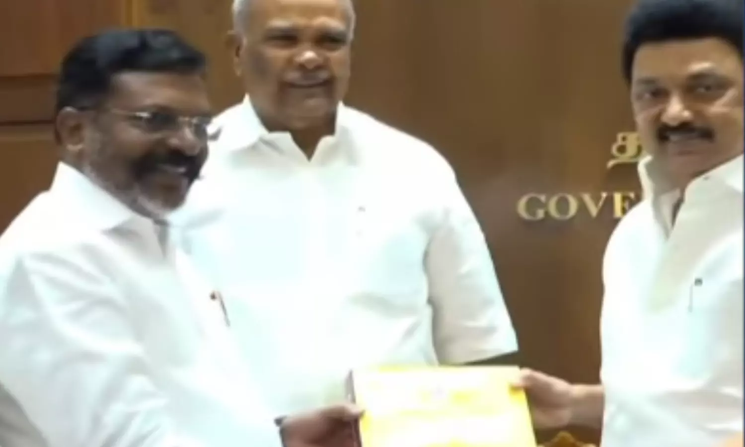 முதல்வர் மு.க. ஸ்டாலினை நேரில் சந்தித்த திருமாவளவன்