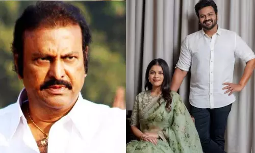 ரௌடிகள் மிரட்டல்.. எனக்கும் சொத்துக்கும் ஆபத்து.. மகன்- மருமகள் மீது நடிகர் மோகன் பாபு புகார்