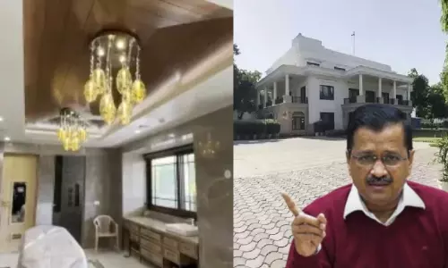 அரவிந்த் கெஜ்ரிவாலின் ஆடம்பர முதல்வர் பங்களா.. வீடியோவை காட்டி சீண்டிய பாஜக