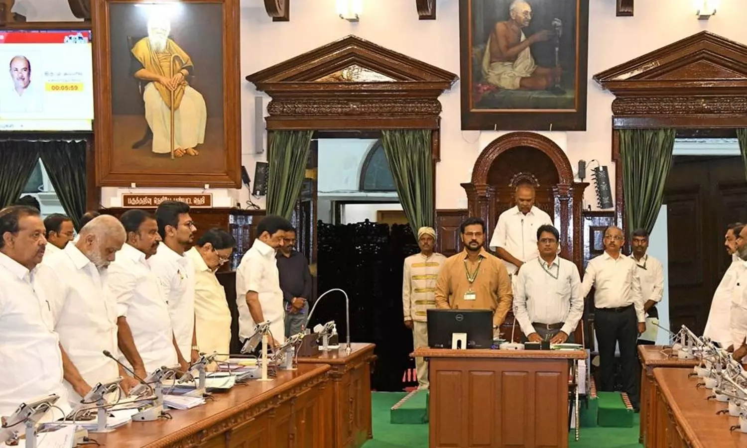 தமிழக சட்டசபையின் 2-ம் நாள் கூட்டம் தொடங்கியது தமிழக சட்டசபையின் 2-ம் நாள் கூட்டம் தொடங்கியது