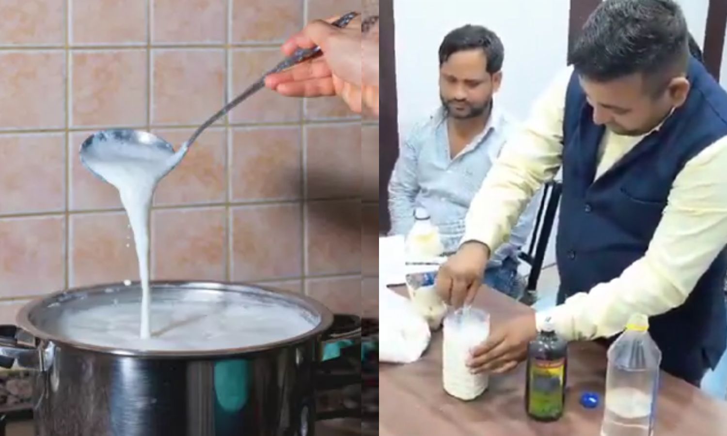 VIDEO: 1 லிட்டர் கெமிக்கலில் 500 லிட்டர் 'போலி பால்' தயாரிப்பு -  20 வருடம் ஜோராக நடந்த பிஸ்னஸ்