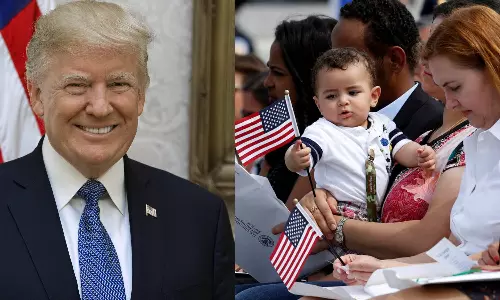 அமெரிக்காவில் வெளிநாட்டினருக்கு பிறக்கும் குழந்தைக்கு குடியுரிமை கிடையாது- டிரம்ப்