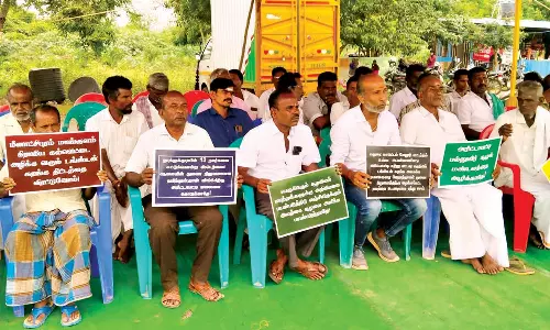 அரிட்டாபட்டி பல்லுயிர் சூழலை பாதுகாக்க வலியுறுத்தி தர்ணா போராட்டம்