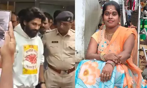 VIDEO: அல்லு அர்ஜுனை கைது செய்த போலீஸ்.. வீட்டில்  இருந்து அழைத்துச் சென்று விசாரணை