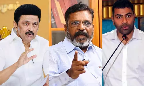 விஜய் பங்கேற்ற விழாவில் பங்கேற்கக்கூடாது என திருமாவளவனுக்கு திமுக அழுத்தம் கொடுத்தது: ஆதவ் அர்ஜூனா குற்றச்சாட்டு