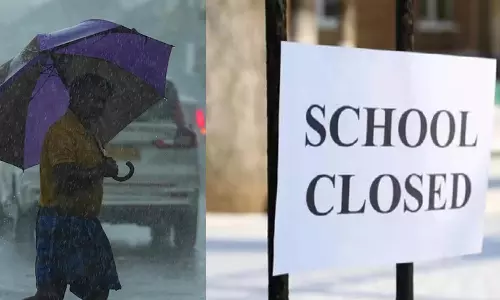 தொடர் மழை காரணமாக திருச்சி, சிவகங்கை மாவட்டங்களில் இன்று பள்ளிகளுக்கு விடுமுறை