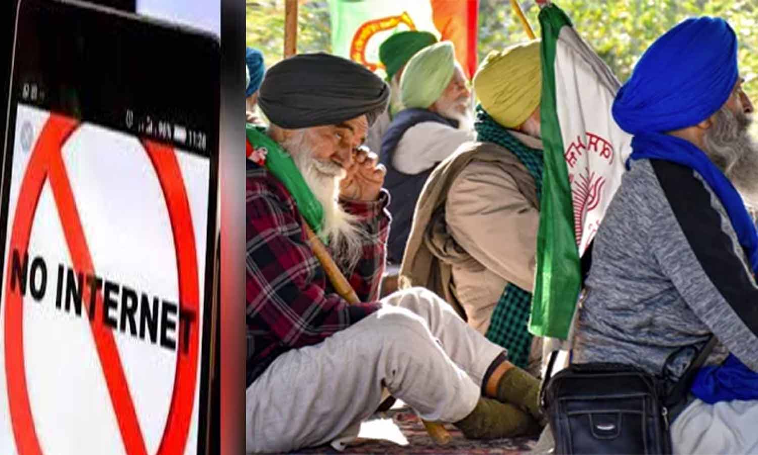 விவசாயிகள் மீண்டும் பேரணி- 12 கிராமங்களுக்கு இணைய சேவை முடக்கம்