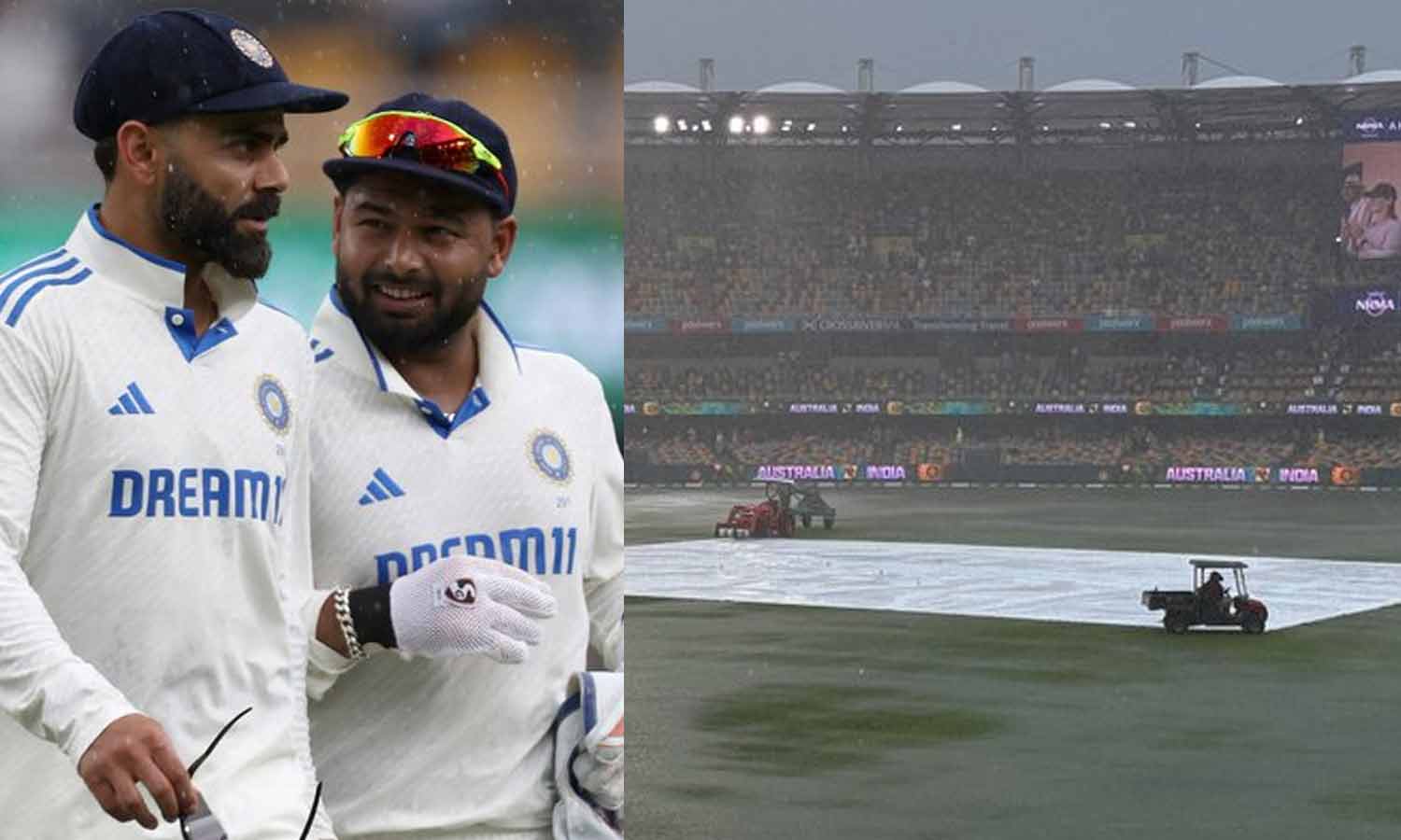 AUSvIND.. தொடர் மழை: 13 ஓவரில் முடிவுக்கு வந்த முதல்நாள் ஆட்டம்