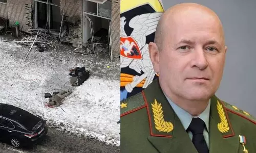 மாஸ்கோவில் குண்டுவெடிப்பு: ரஷிய பாதுகாப்பு படைத்தலைவர் பலி.. உக்ரைன் காரணமா?