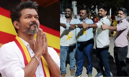 சென்னை பத்திரிகையாளர் மன்றத் தேர்தலில் வெற்றி பெற்றவர்களுக்கு த.வெ.க. தலைவர் விஜய் வாழ்த்து