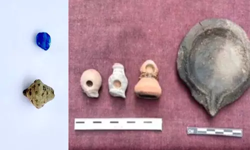 பண்ருட்டி அருகே தென்பெண்ணை ஆற்றில் பழங்கால பொருட்கள் கண்டெடுப்பு