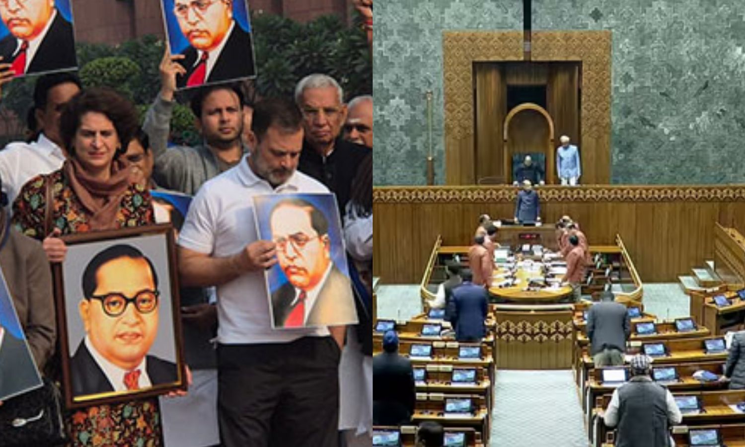 அம்பேத்கரை அவமதித்த அமித்ஷா மன்னிப்பு கேட்கணும்.. MPக்கள் ஜெய் பீம் கோஷம்- இரு அவைகளும் ஒத்திவைப்பு