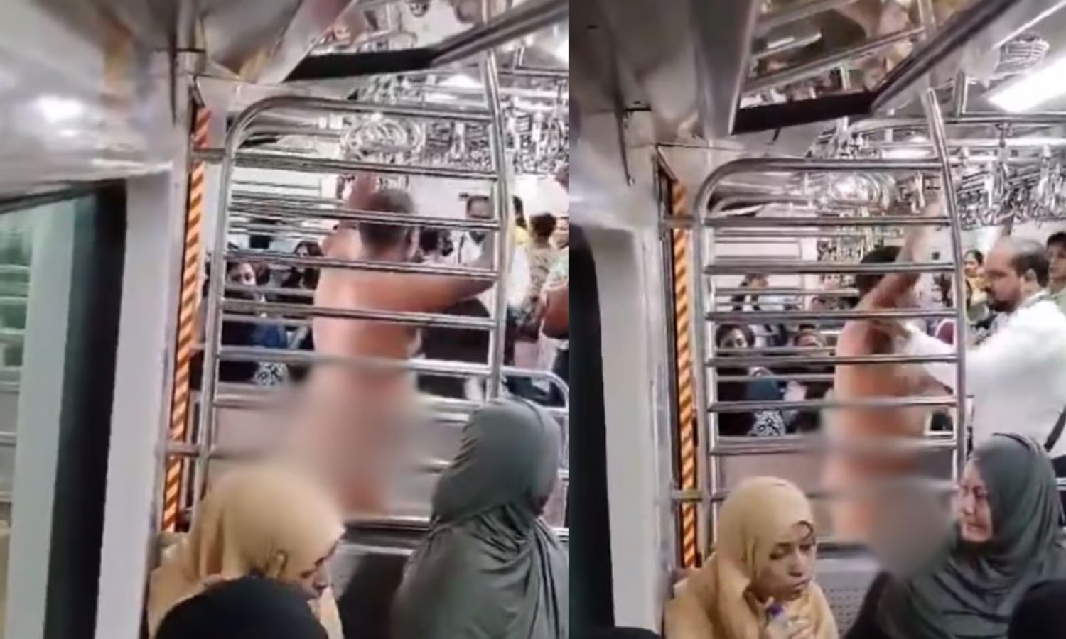 VIDEO:  ரெயிலின் லேடீஸ் பெட்டியில் நிர்வாணமாக ஏறிய ஆசாமி.. அதிர்ச்சியில் கூச்சலிட்ட பெண்கள்