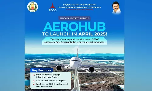 அடுத்த ஆண்டு ஏப்ரல் முதல் ஸ்ரீபெரும்புதூர் ஏரோஹப்  செயல்படும்- தமிழ்நாடு அரசு