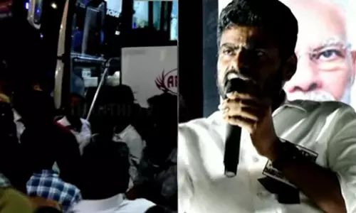 தடையை மீறி கருப்பு தின பேரணி- அண்ணாமலை, வானதி சீனிவாசன் கைது