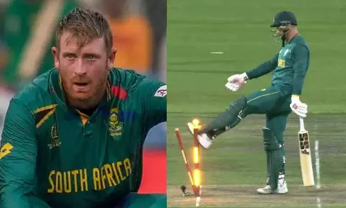 97 ரன்களில் அவுட்.. விரக்தியில் ஸ்டெம்புகளை எட்டி உதைத்த கிளாசனுக்கு அபராதம்