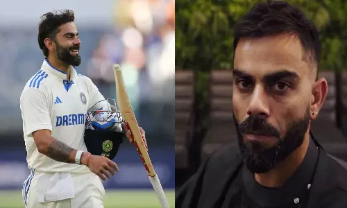 பாக்சிங் டே டெஸ்ட் போட்டி..  புதிய லுக்கில் விராட் கோலி - வீடியோ வைரல்