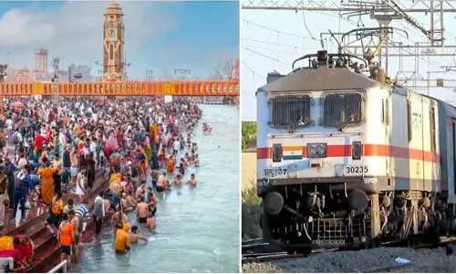உ.பி. மகா கும்பமேளாவுக்காக அனுப்பப்பட்ட ரெயில்கள்- தமிழ்நாட்டில் பயணிகள் பாதிப்பு